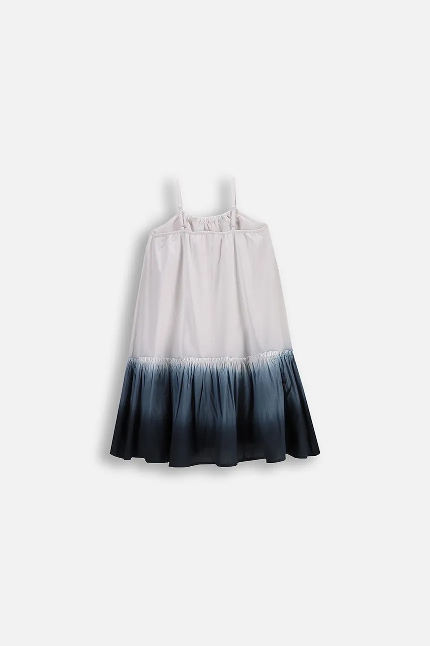 Платье Coccodrillo цвет белый midi расклешённое INSIDE OCEAN GIRL JUNIOR