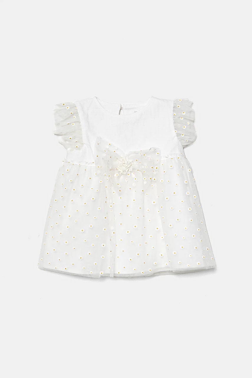 Jamiks rochie bebe WANESA culoarea bej, mini, evazati, JLH028 Jamiks rochie bebe WANESA culoarea bej, mini, evazati, JLH028