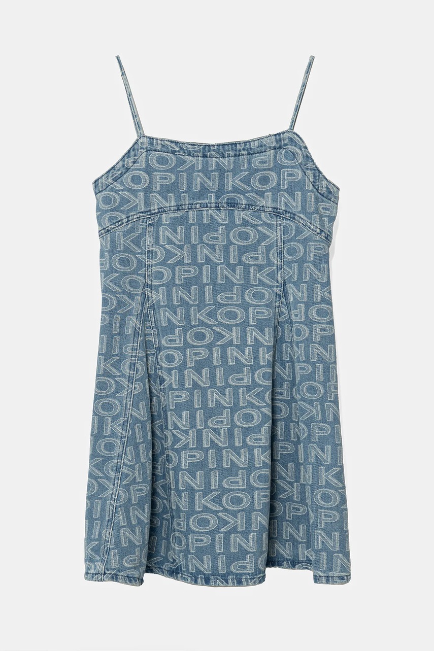 Детское джинсовое платье Pinko mini расклешённое KFAB002.C.DF015