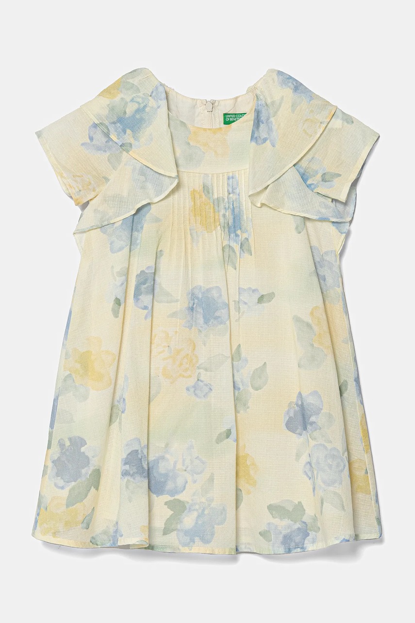 United Colors of Benetton rochie din bumbac pentru copii