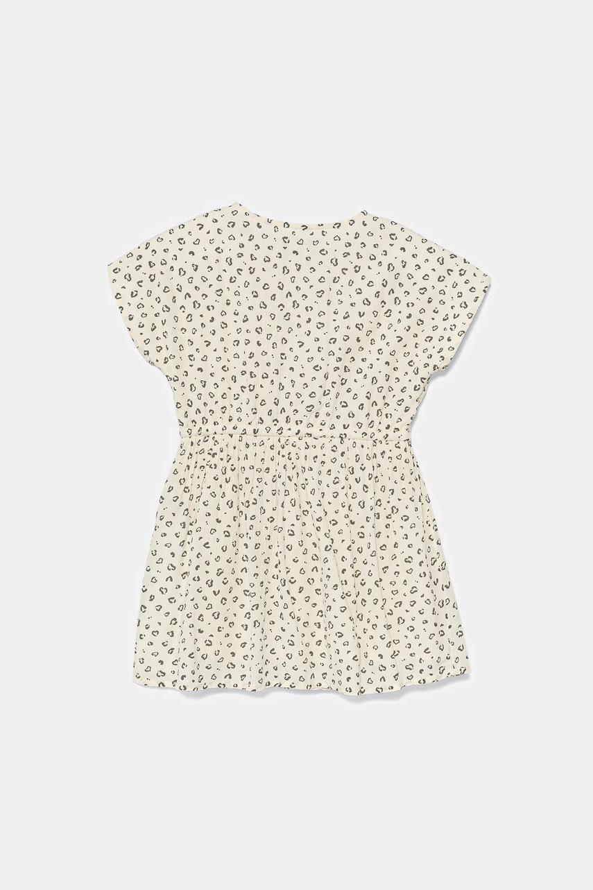 Детское платье United Colors of Benetton цвет бежевый mini расклешённое 4KEUGV02D