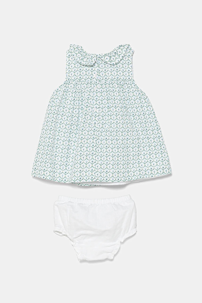 Детское льняное платье United Colors of Benetton mini расклешённое 4Q1NAV00O Детское льняное платье United Colors of Benetton mini расклешённое 4Q1NAV00O
