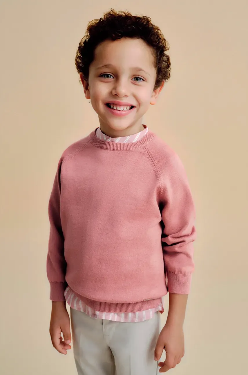 Mayoral pulover pentru copii din amestec de lână culoarea roz, light, 311