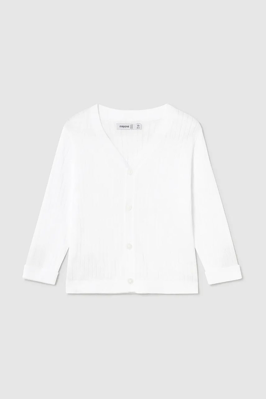 Mayoral cardigan copii culoarea alb, light, 1305