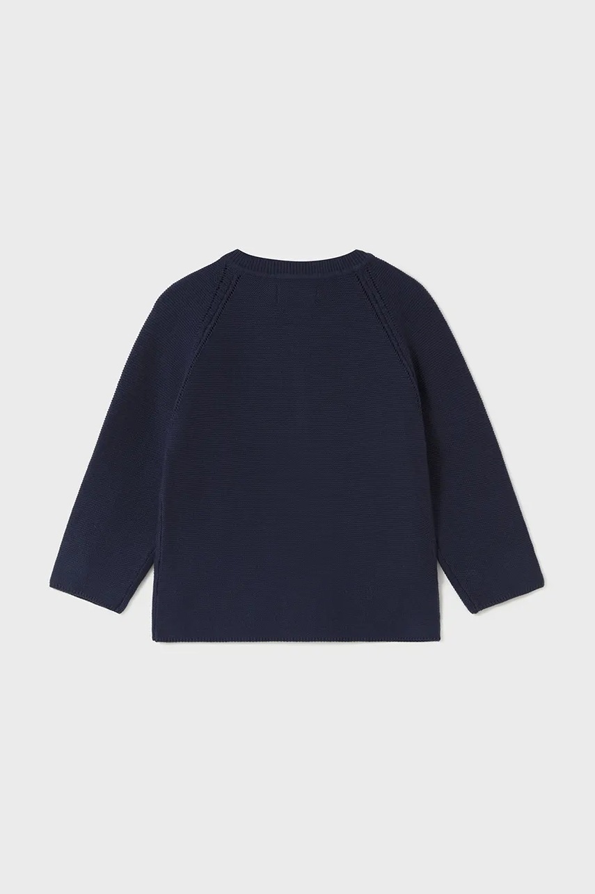 Детский хлопковый кардиган Mayoral цвет синий лёгкий 1306