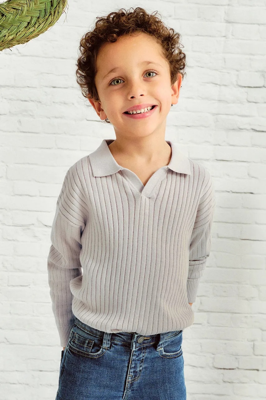 Mayoral pulover copii culoarea bej, light, 3367