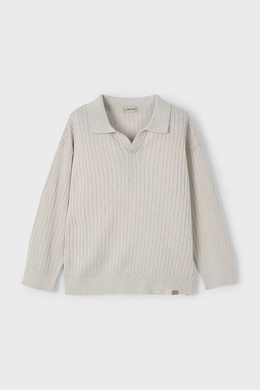 Дитячий светр Mayoral колір бежевий легкий 3367