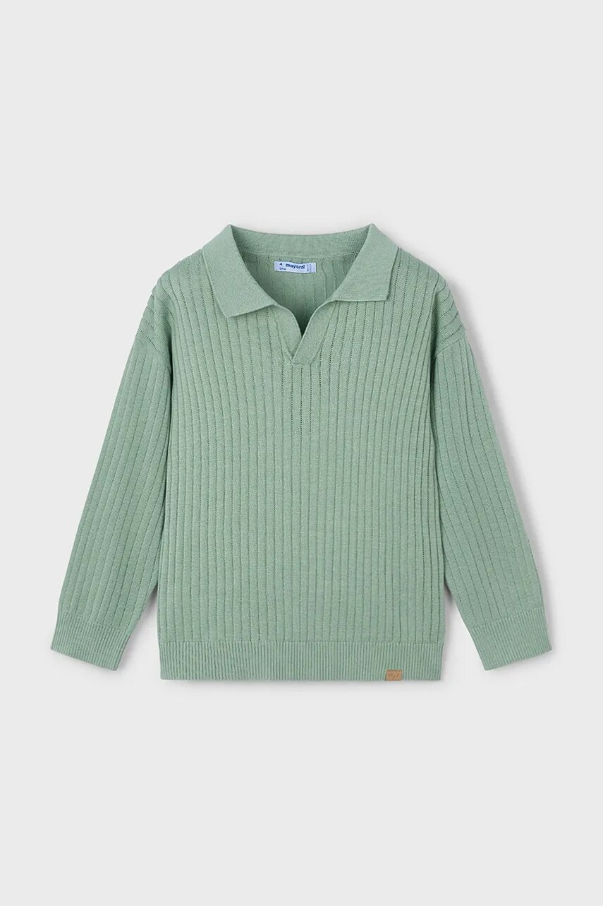 Mayoral pulover copii culoarea verde, light, 3367