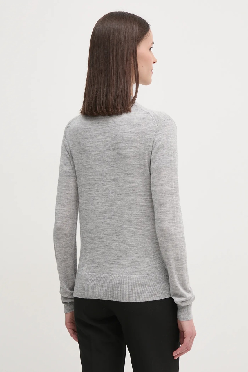 Ζακέτα από μίγμα μαλλιού Calvin Klein χρώμα: γκρι, K20K207935 φωτογραφία