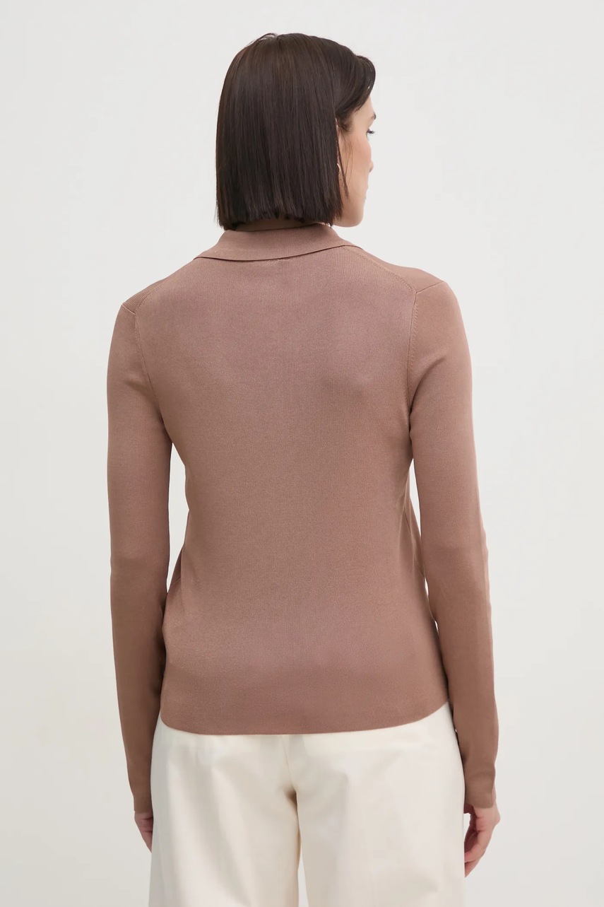 Calvin Klein kardigán barna, női, könnyű, K20K207943 termék 2. képe