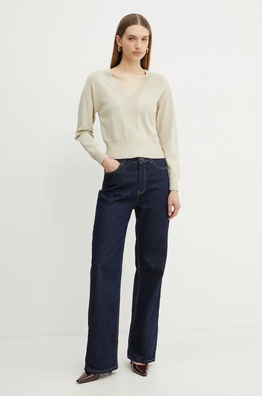 Свитер Armani Exchange женский цвет бежевый лёгкий XW000117 AF10352 Свитер Armani Exchange женский цвет бежевый лёгкий XW000117 AF10352