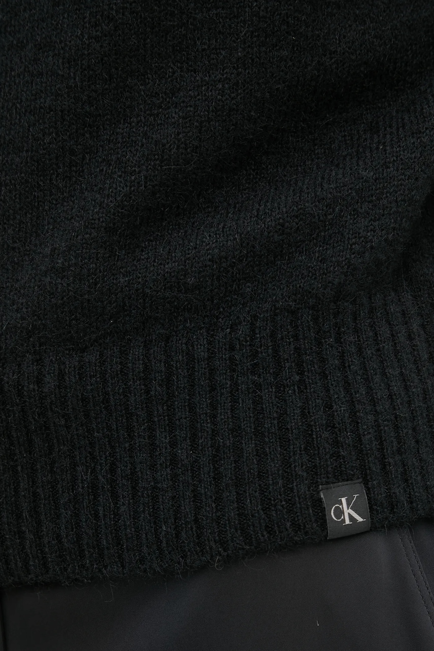 Sveter s prímesou vlny Calvin Klein Jeans