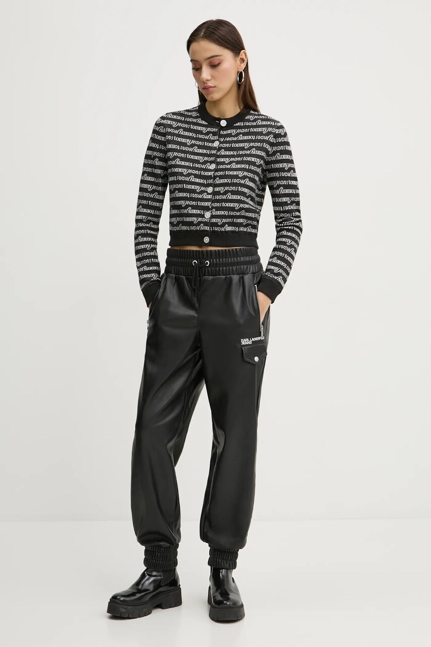 Свитер Tommy Jeans женский цвет чёрный DW0DW19340 Свитер Tommy Jeans женский цвет чёрный DW0DW19340