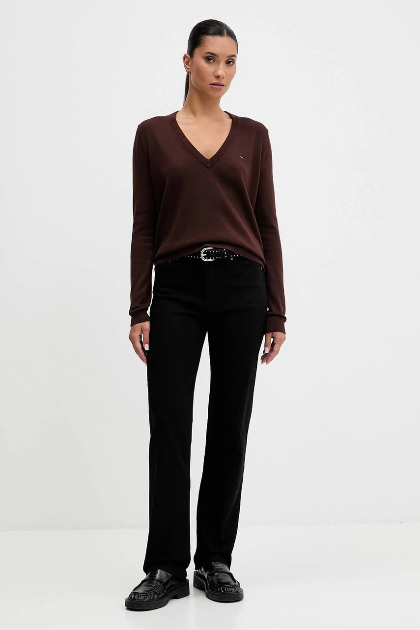 Хлопковый свитер Tommy Jeans DW0DW19888