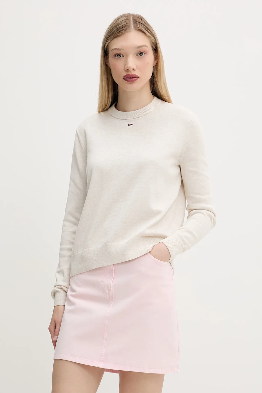 Tommy Jeans pulover de bumbac light, DW0DW20159