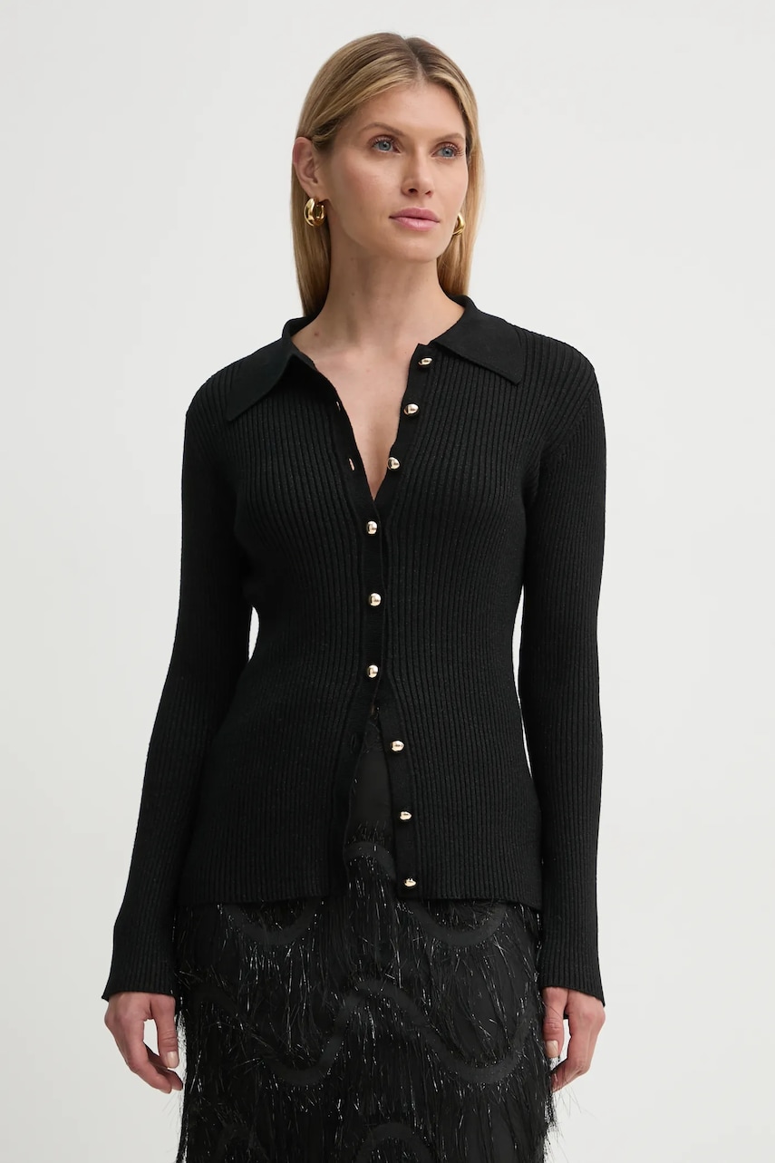 Bruuns Bazaar cardigan femei, culoarea negru, light, BBW4283 Bruuns Bazaar cardigan femei, culoarea negru, light, BBW4283