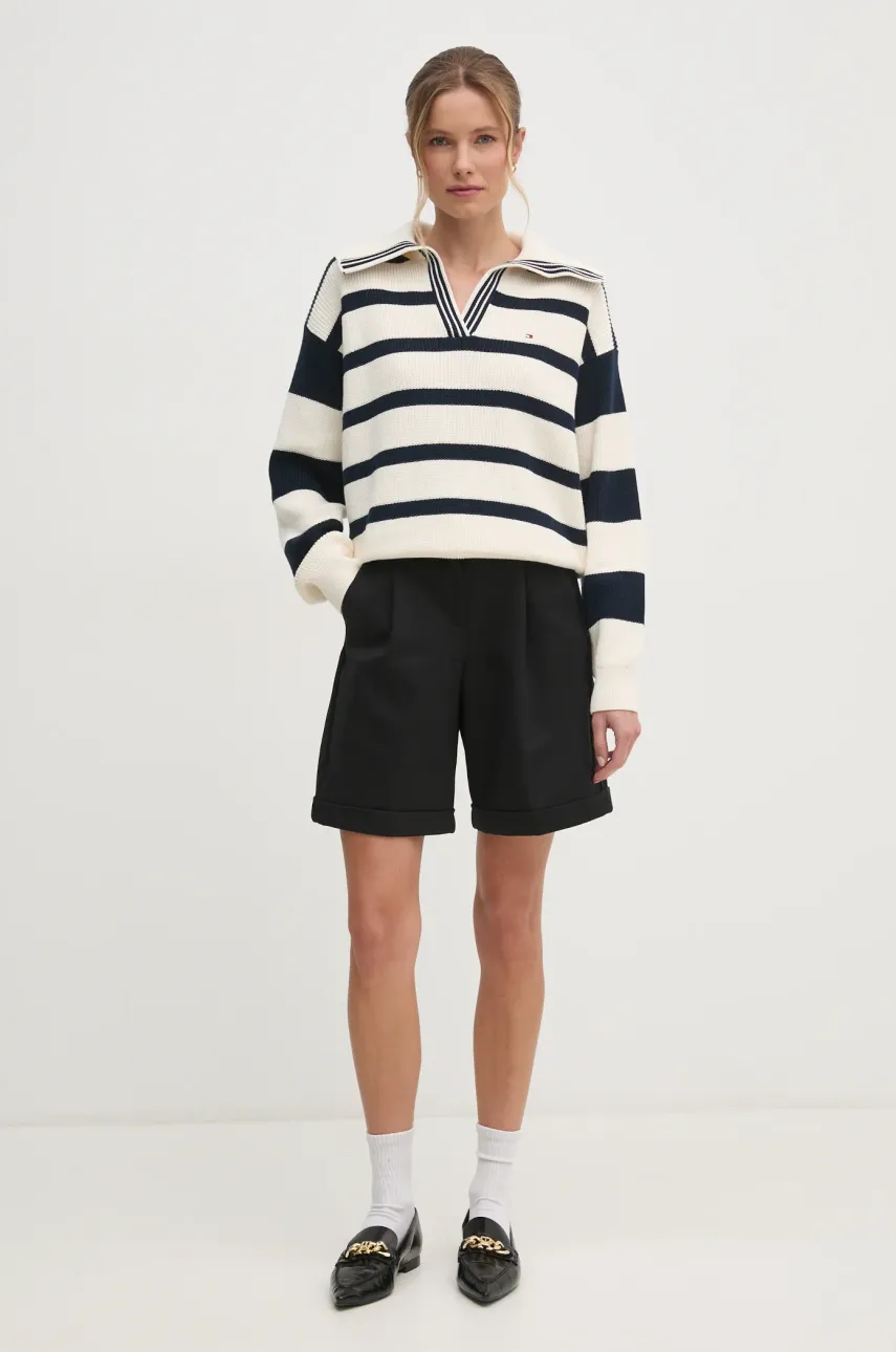 Свитер Tommy Hilfiger женский цвет бежевый WW0WW44451 Свитер Tommy Hilfiger женский цвет бежевый WW0WW44451