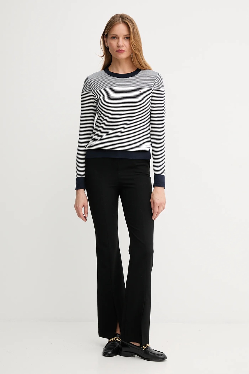 Свитер Tommy Hilfiger цвет синий лёгкий WW0WW44984