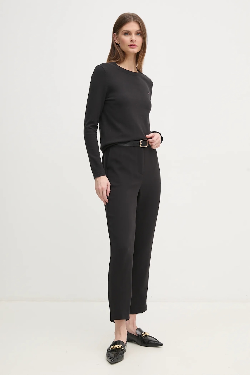 Свитер Tommy Hilfiger женский цвет чёрный лёгкий WW0WW44984 Свитер Tommy Hilfiger женский цвет чёрный лёгкий WW0WW44984