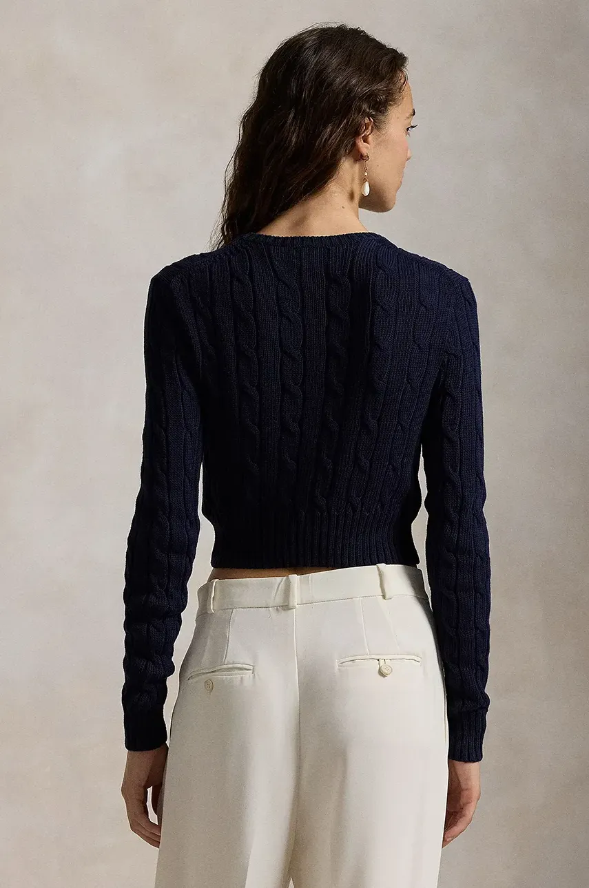 Хлопковый свитер Polo Ralph Lauren женский 211959283 Хлопковый свитер Polo Ralph Lauren женский 211959283