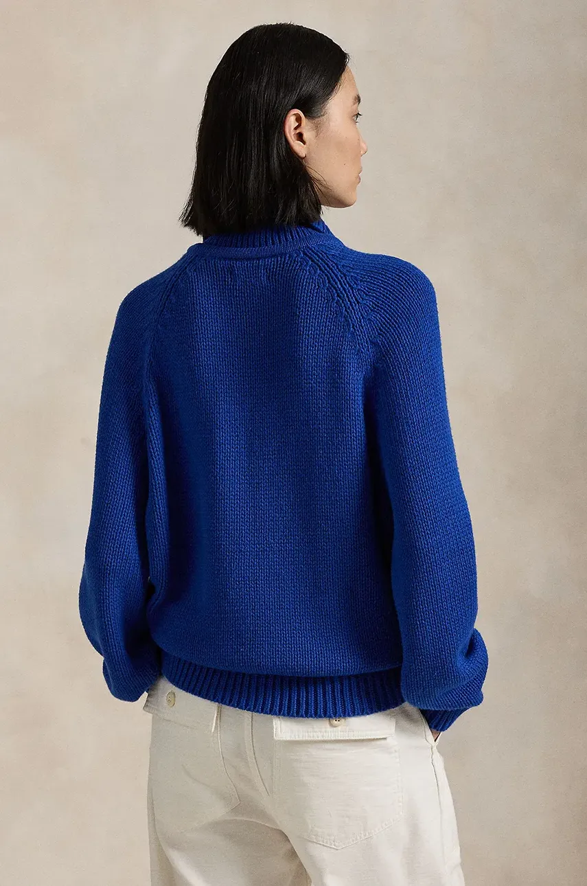 Хлопковый свитер Polo Ralph Lauren женский 211959290 Хлопковый свитер Polo Ralph Lauren женский 211959290