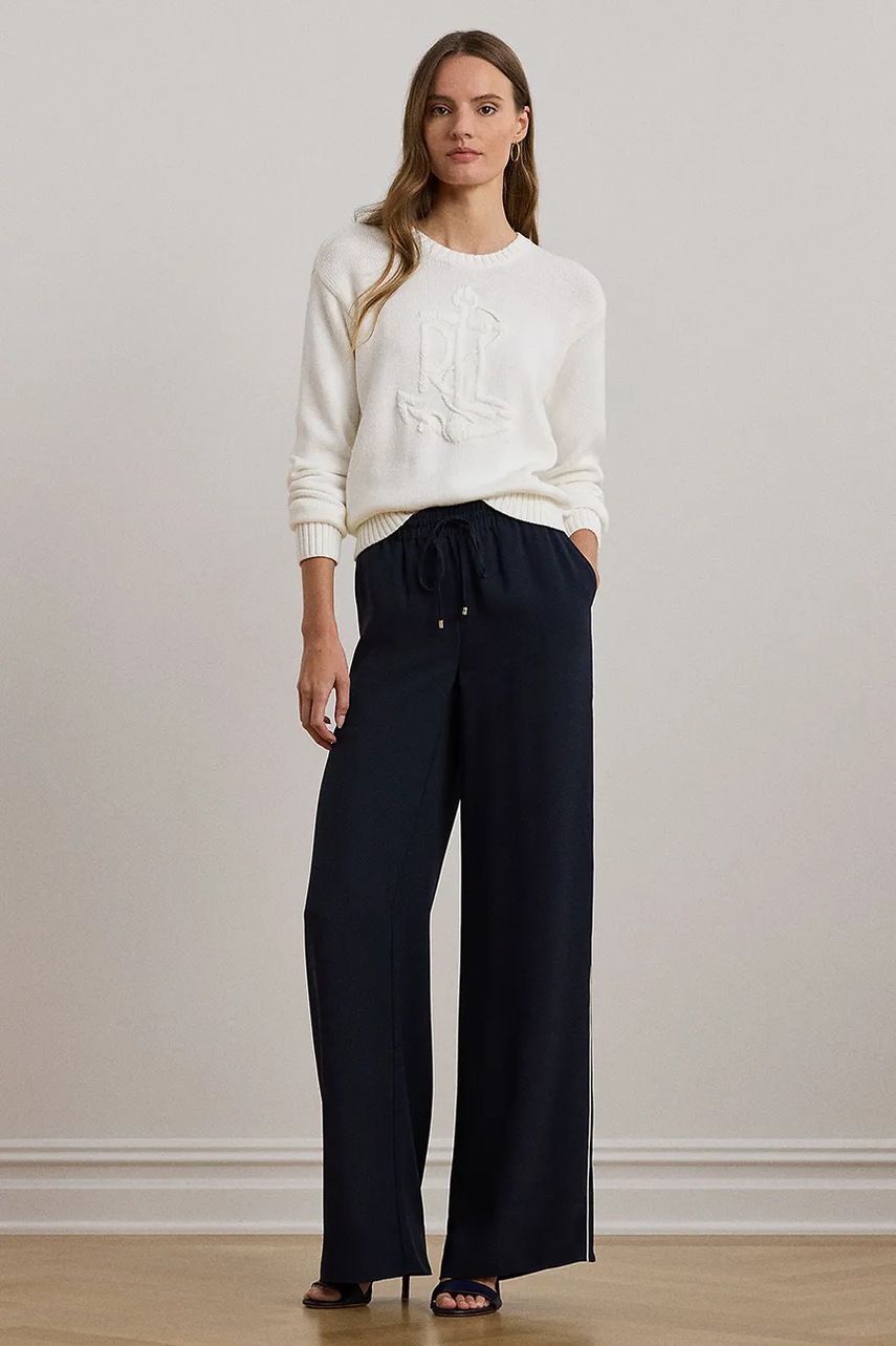 Бавовняний светр Lauren Ralph Lauren колір білий  200957565 