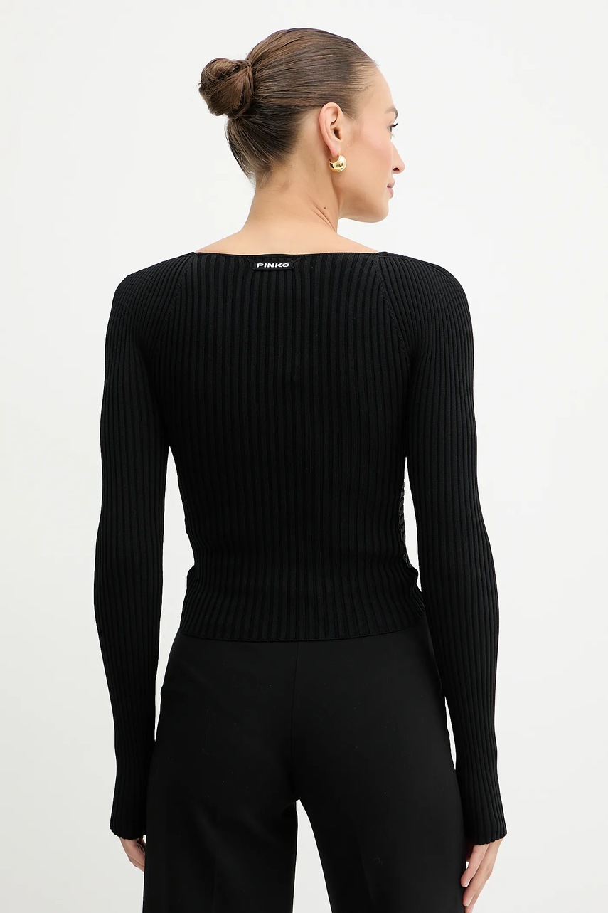 Πουλόβερ Pinko χρώμα: μαύρο, 104627 A2E6 φωτογραφία