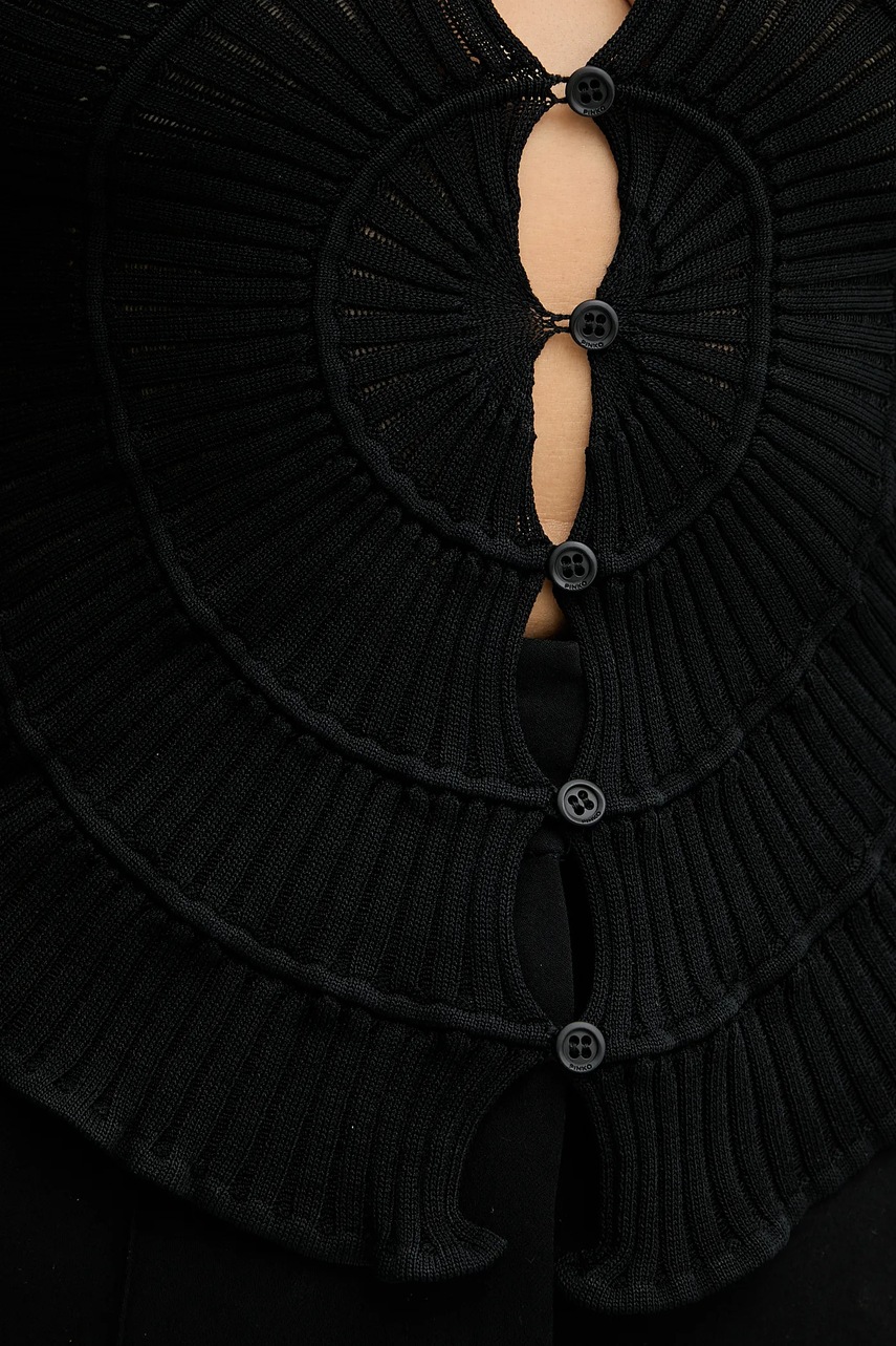 Πουλόβερ Pinko χρώμα: μαύρο, 104627 A2E6 φωτογραφία