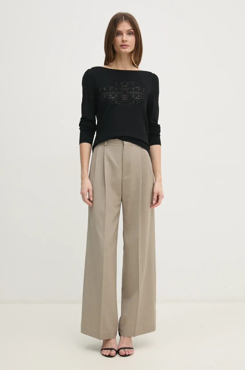 Свитер Twinset женский цвет чёрный лёгкий 251TP3432 Свитер Twinset женский цвет чёрный лёгкий 251TP3432