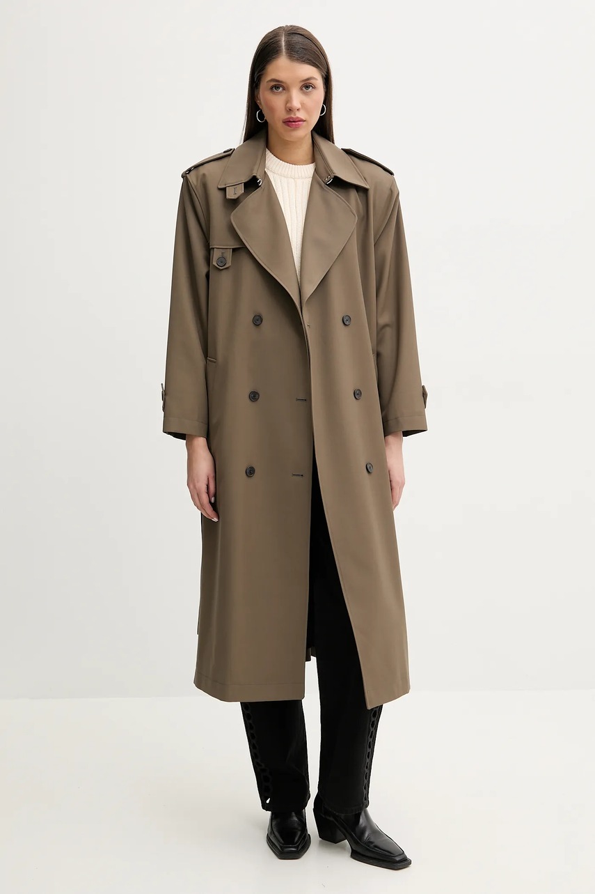 Γιλέκο IRO χρώμα: μπεζ, WP12DOLPA φωτογραφία