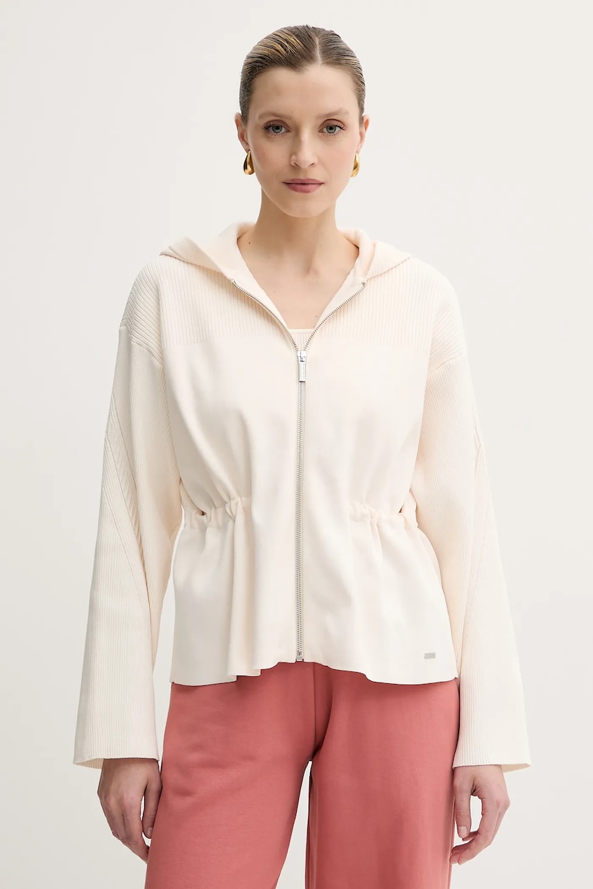 Armani Exchange cardigan culoarea bej, light, XW000575 AF12740