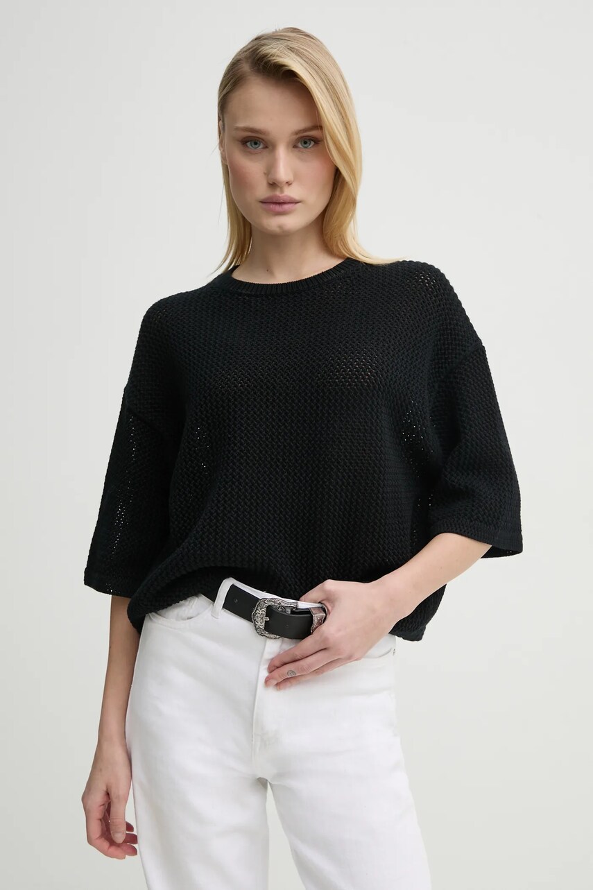 Marc O'Polo pulover femei, culoarea negru, 503600662091