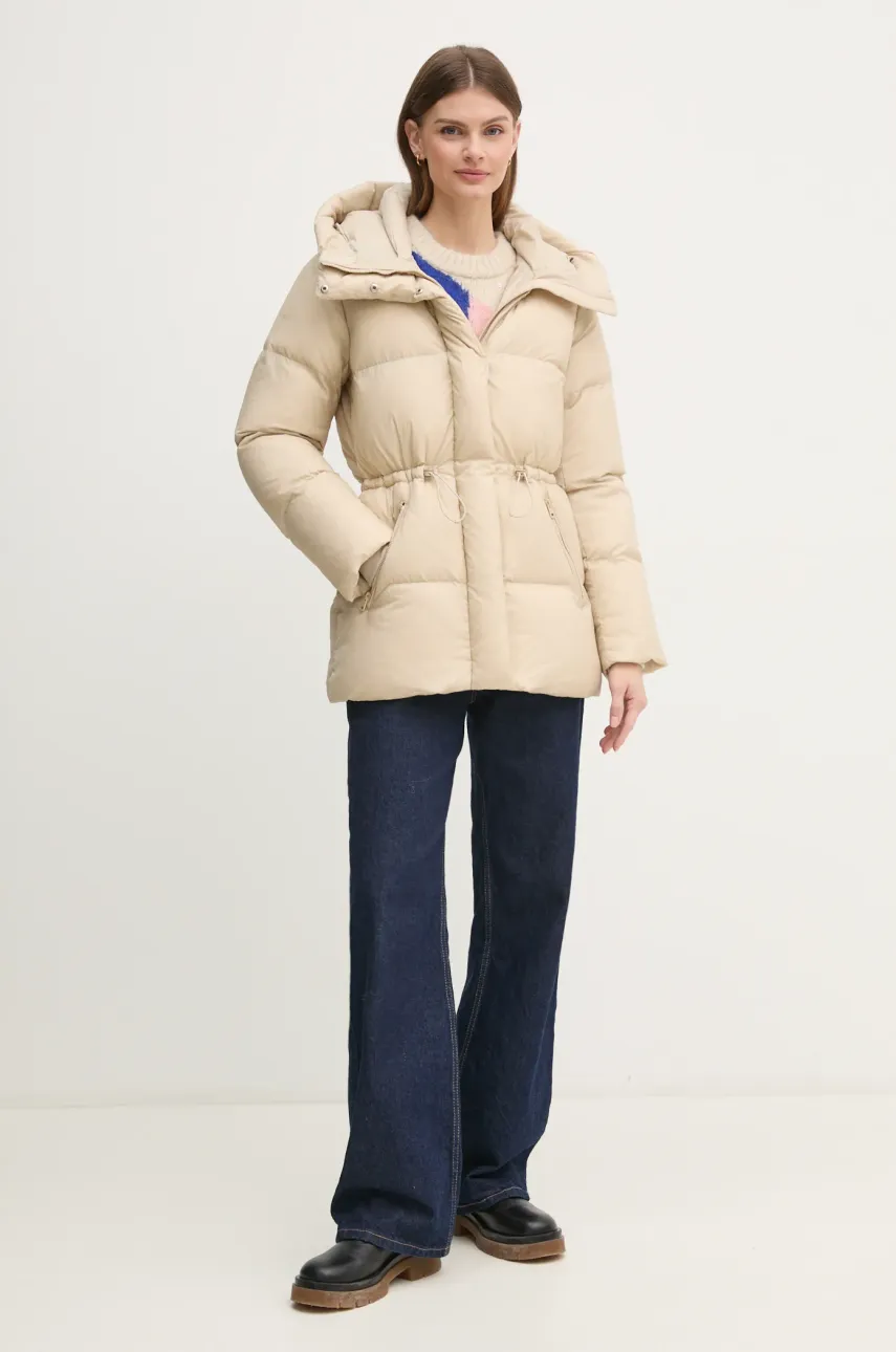 Свитер с примесью шерсти Pepe Jeans NORA женский цвет бежевый PL702238 Свитер с примесью шерсти Pepe Jeans NORA женский цвет бежевый PL702238