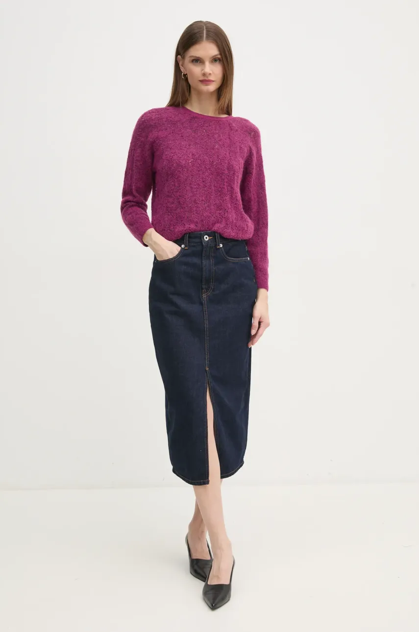 Свитер Pepe Jeans NOVA женский цвет розовый лёгкий PL702239 Свитер Pepe Jeans NOVA женский цвет розовый лёгкий PL702239