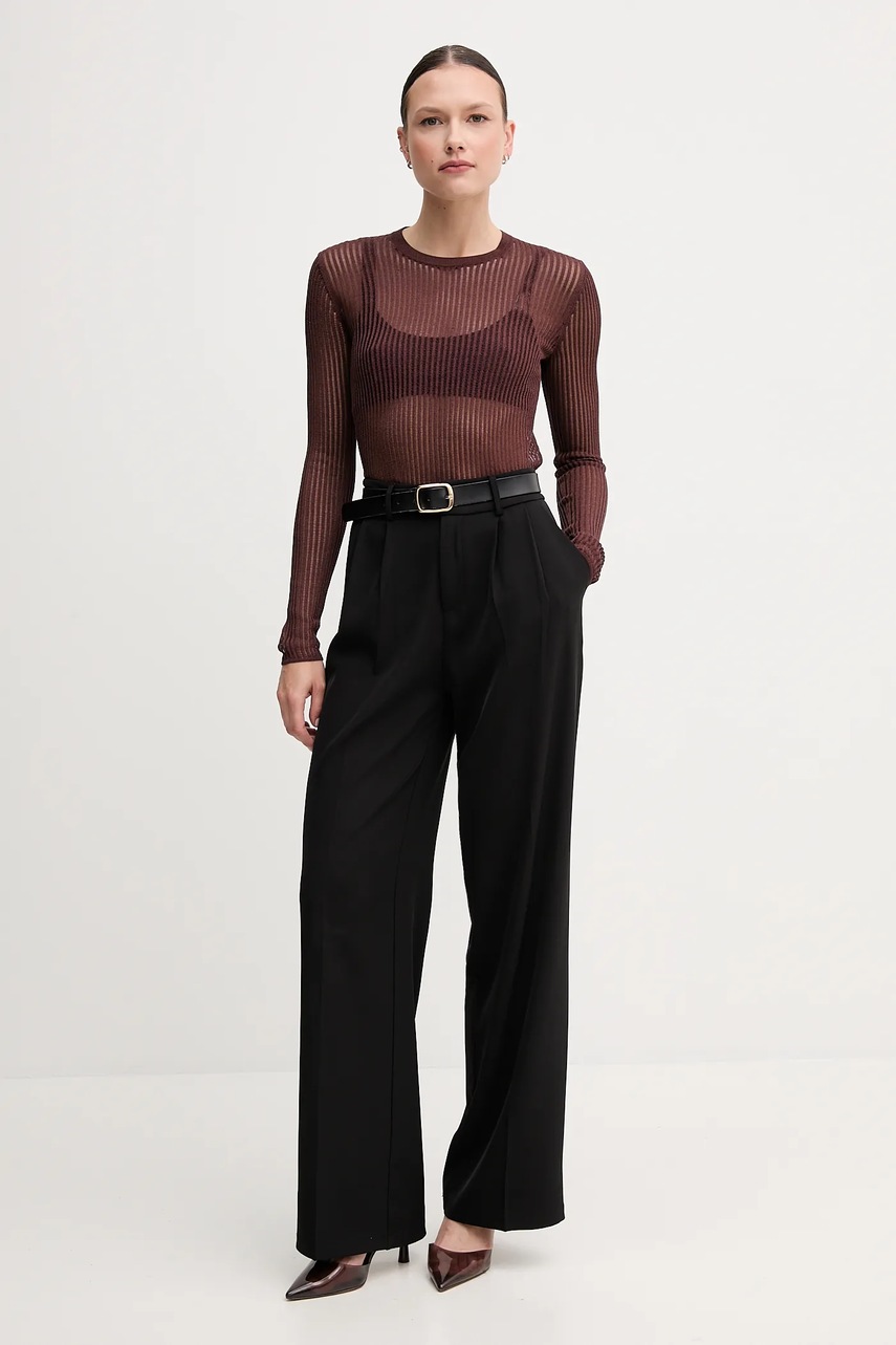 Свитер Sisley цвет коричневый лёгкий 1JCQM105T