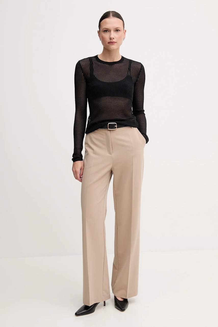 Свитер Sisley цвет чёрный лёгкий 1JCQM105T