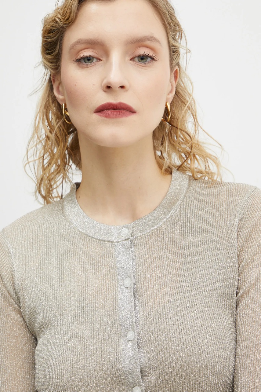 Πλεκτή ζακέτα A.L.C. χρώμα: μπεζ, 7SWCA00236 φωτογραφία