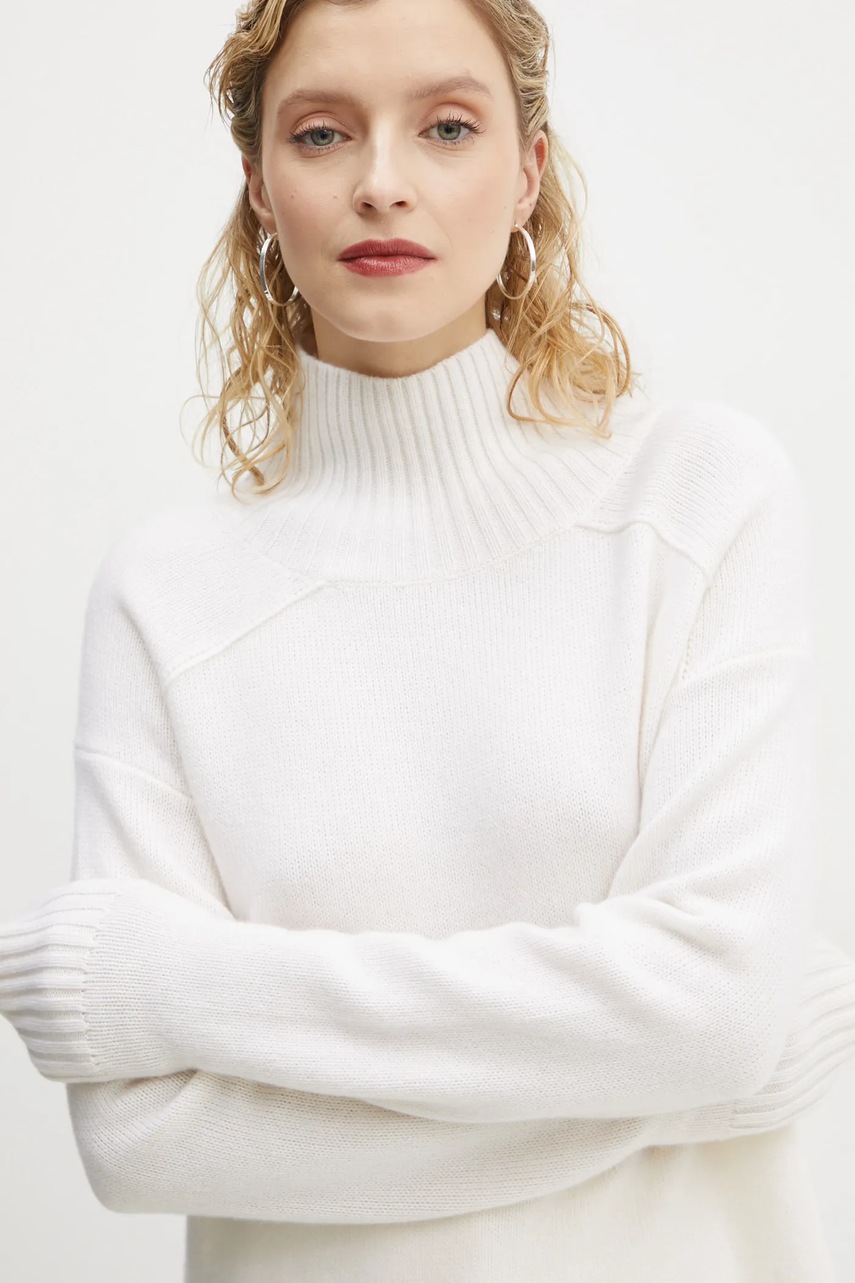 Πουλόβερ κασμίρ A.L.C. χρώμα: μπεζ, 7SWPO01041 φωτογραφία