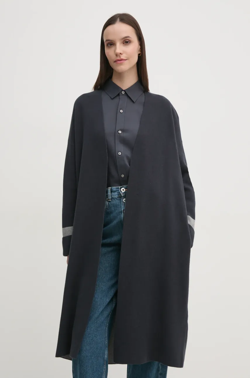 Хлопковый кардиган Barbour цвет синий лёгкий LKN1405NY73 Хлопковый кардиган Barbour цвет синий лёгкий LKN1405NY73