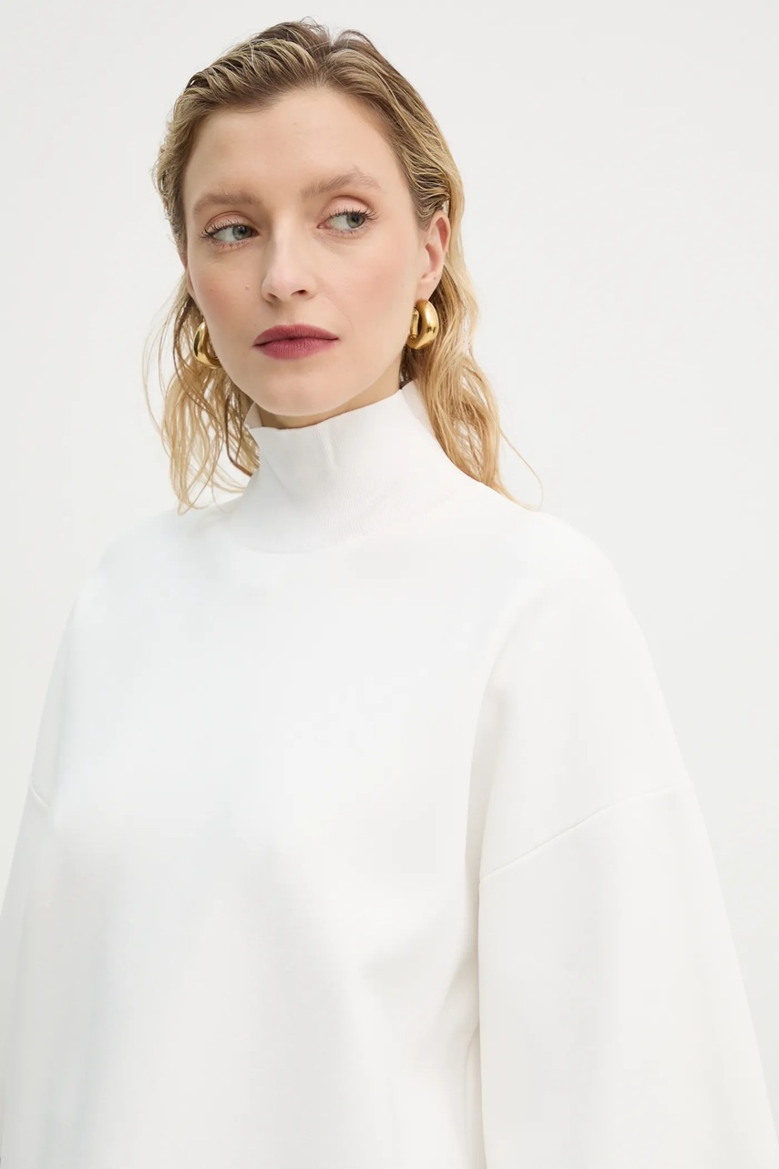 Πουλόβερ Theory χρώμα: μπεζ, O1116707 φωτογραφία