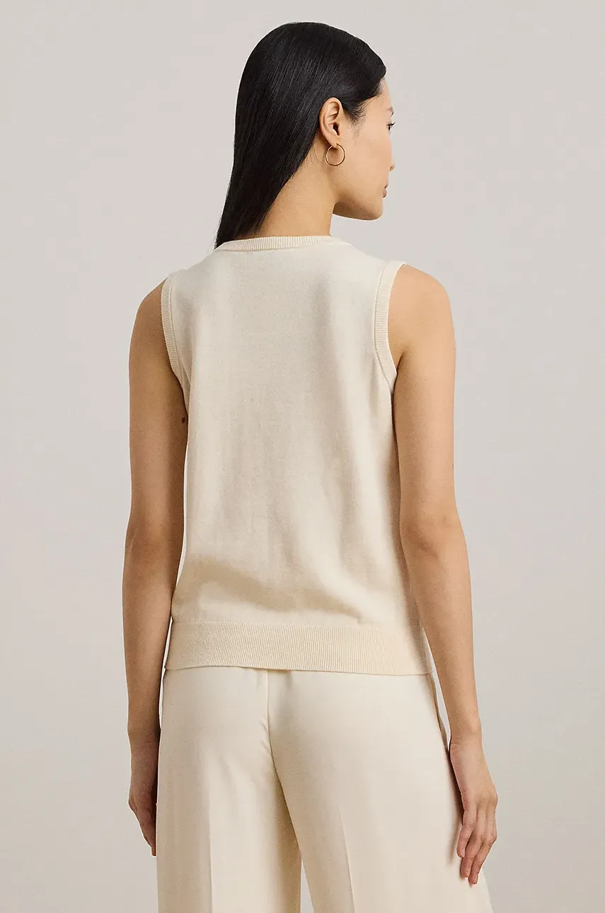 Блузка Lauren Ralph Lauren женские цвет бежевый узор 200963631 Блузка Lauren Ralph Lauren женские цвет бежевый узор 200963631
