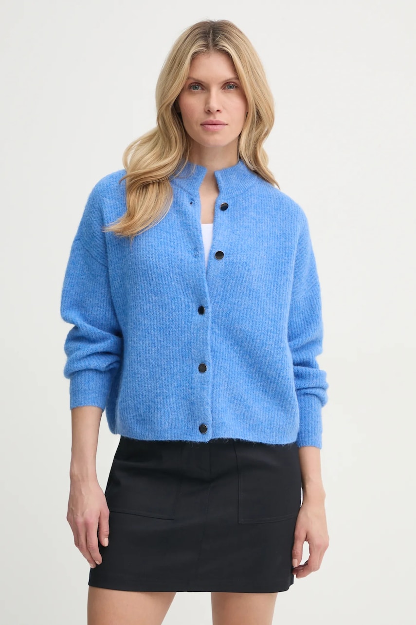 Gestuz cardigan femei, culoarea violet, 10906463 Gestuz cardigan femei, culoarea violet, 10906463