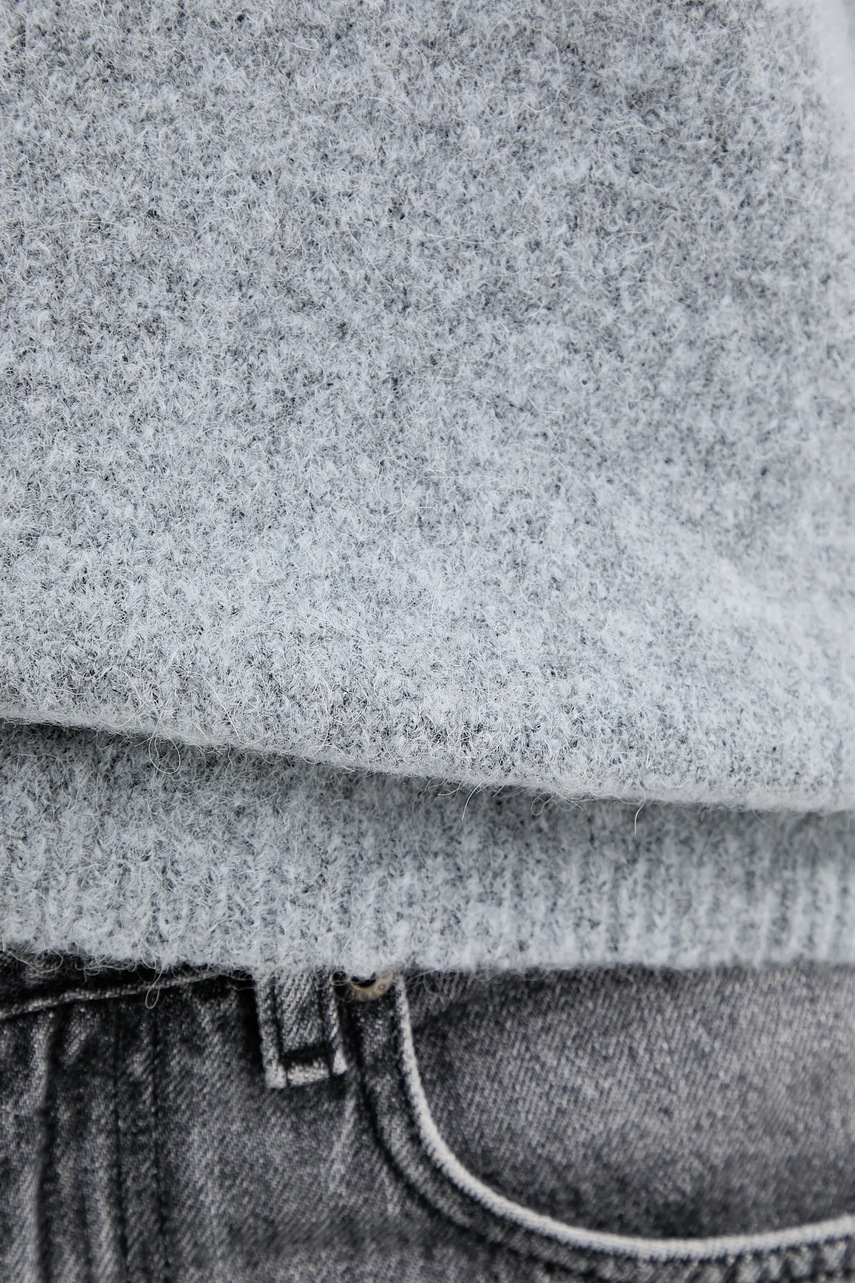 Μάλλινο πουλόβερ Gestuz χρώμα: μπεζ, 10910035 φωτογραφία