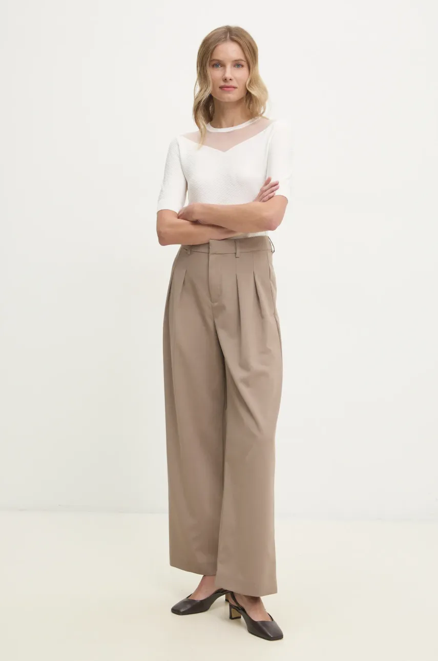 Свитер Dkny женский цвет бежевый лёгкий P4KSAU06 Свитер Dkny женский цвет бежевый лёгкий P4KSAU06
