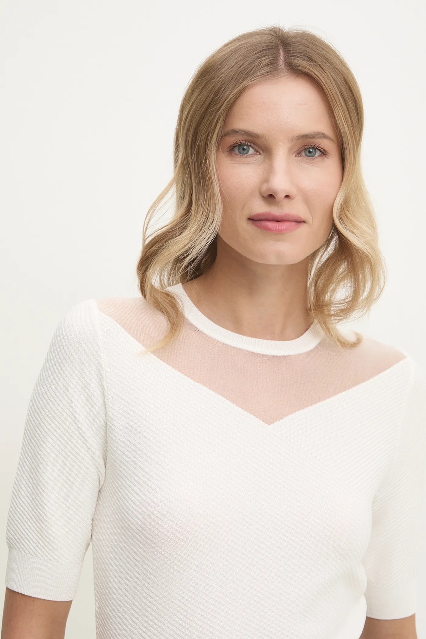 Светр Dkny жіночий колір бежевий легкий P4KSAU06 
