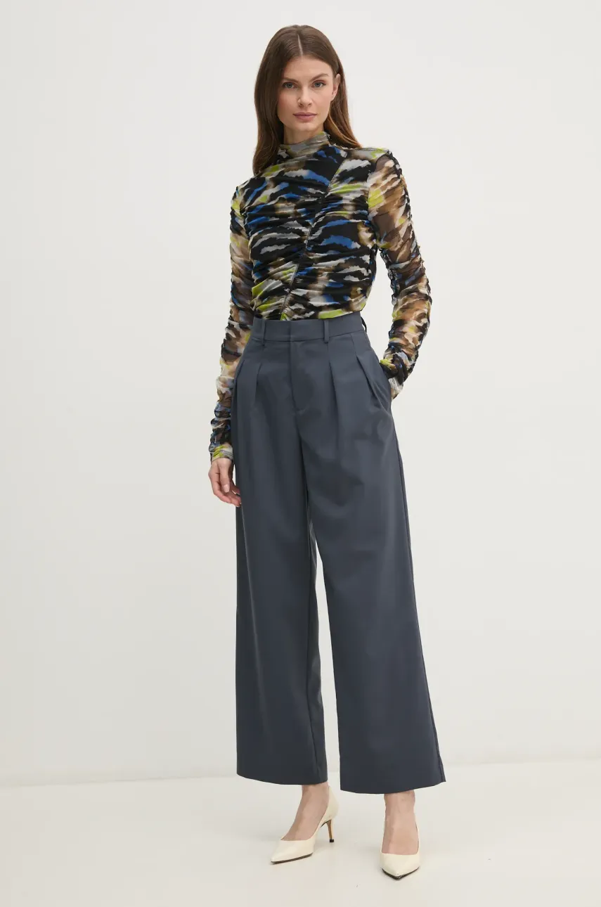 Блузка Dkny женская цвет чёрный узор P4KHVVID Блузка Dkny женская цвет чёрный узор P4KHVVID