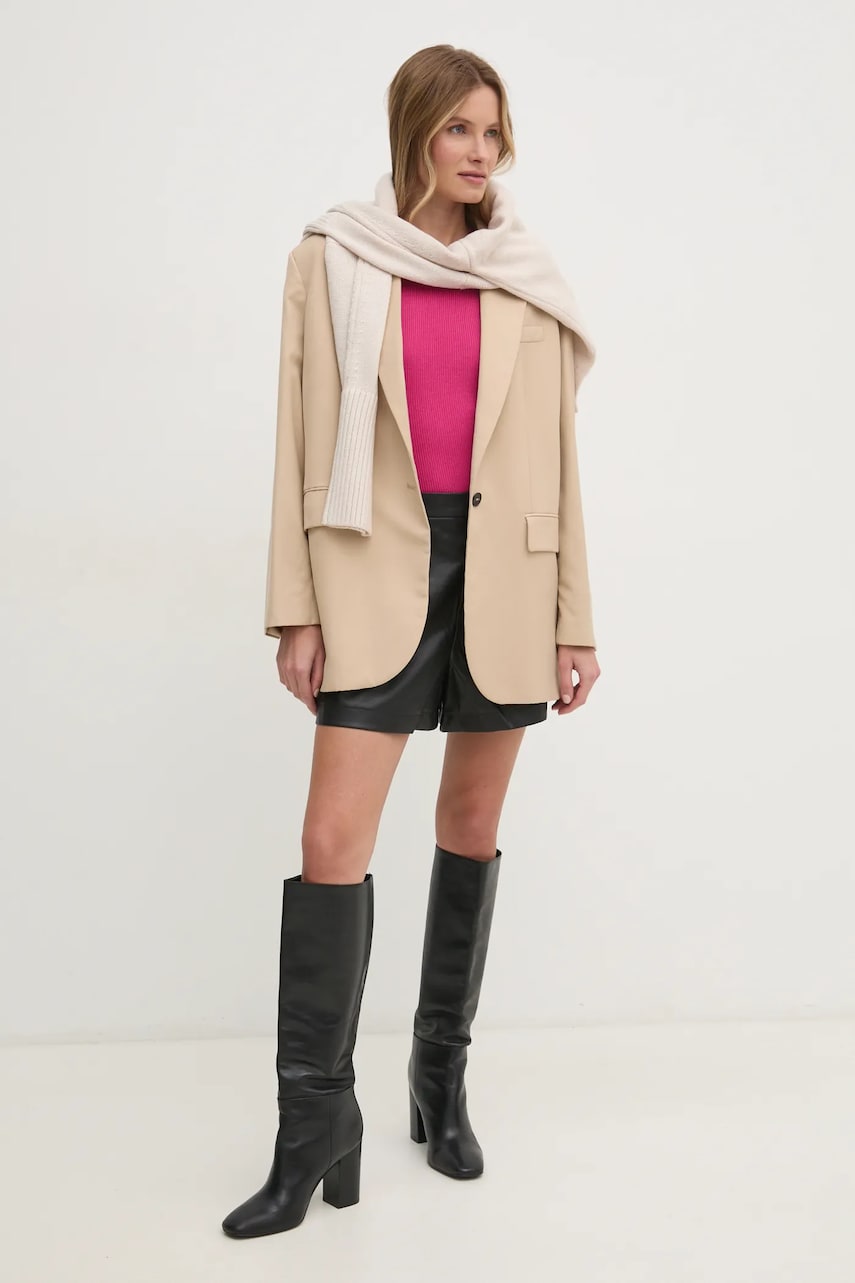 Топ Dkny цвет розовый однотонная DJ4R0411 Топ Dkny цвет розовый однотонная DJ4R0411