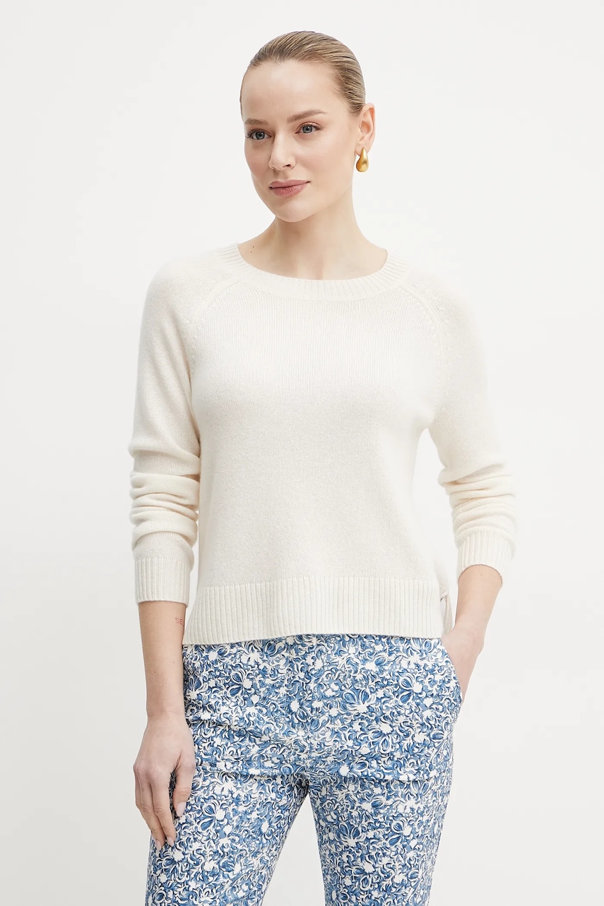 Weekend Max Mara pulover de casmir femei, culoarea bej, light, 2515361021600 Weekend Max Mara pulover de casmir femei, culoarea bej, light, 2515361021600