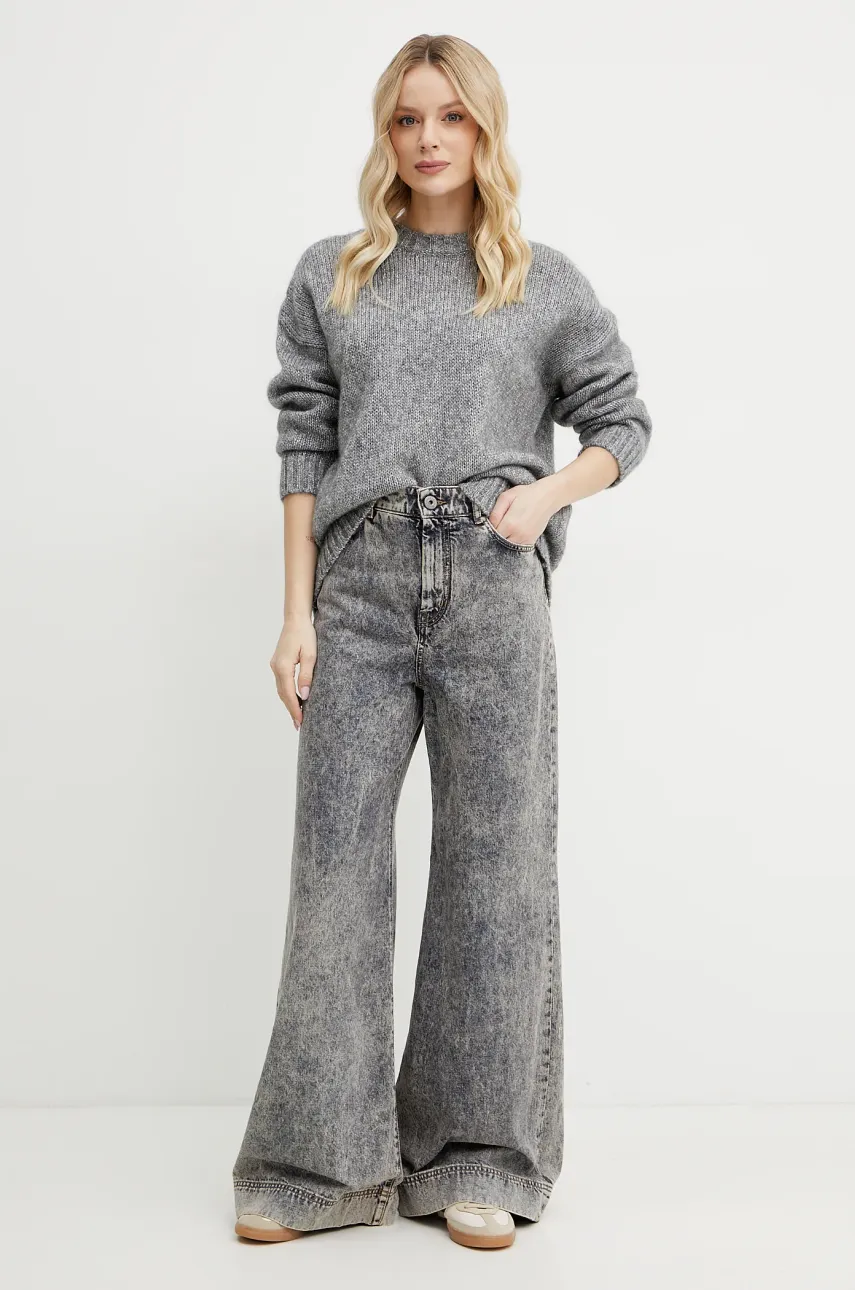 Свитер с примесью шерсти Weekend Max Mara женский цвет серый 2515361091600 Свитер с примесью шерсти Weekend Max Mara женский цвет серый 2515361091600