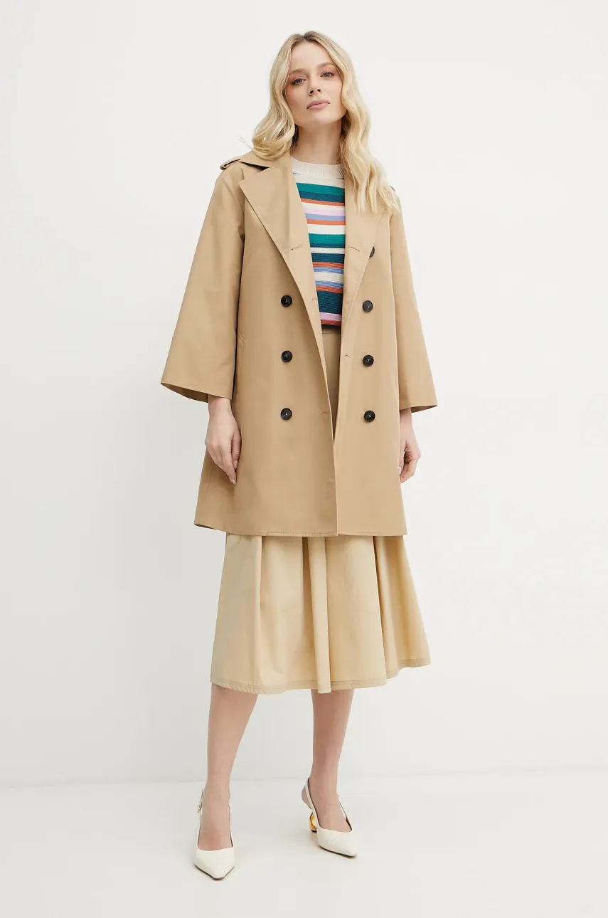 Хлопковый свитер Weekend Max Mara женский цвет бежевый лёгкий 2515361161600 Хлопковый свитер Weekend Max Mara женский цвет бежевый лёгкий 2515361161600